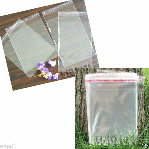 500PCS Wholesale Lots Self Adhesive Seal Plastic Bags 3x7cm