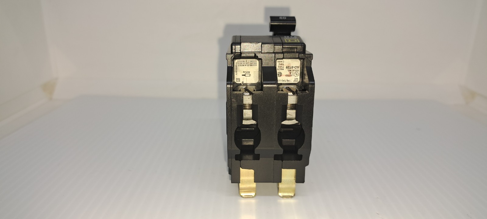 Square D QO260 60 Amp 2 Pole 120/240V Yellow Face Circuit Breaker