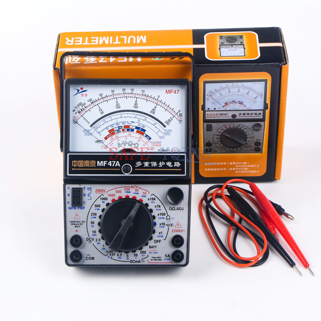 Electrical MF47 Current Resistance AC/DC Volt Testing Pointer Multimeter New