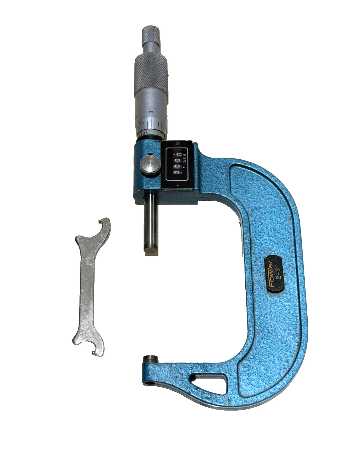 FOWLER TOOLS 2-3” ROLLING DIGITAL OUTSIDE MICROMETER 0.0001”, JAPAN