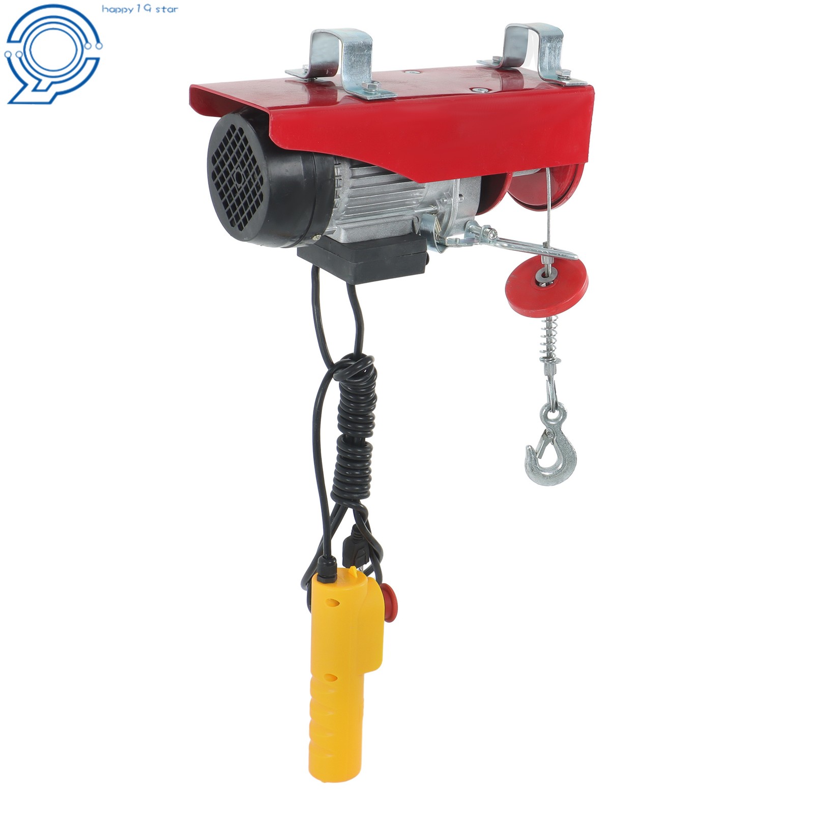 Electric Hoist, 110V 440 Lbs Winch with 6.6ft Remote Control Height 20-40ft