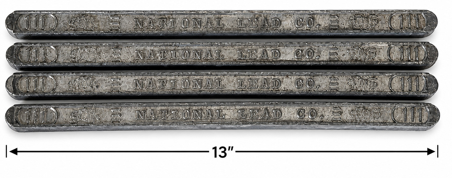 50/50 Solder Bar 50% Tin /50% Lead 5 Pounds (4-5 Bars) NOS, NATIONAL LEAD