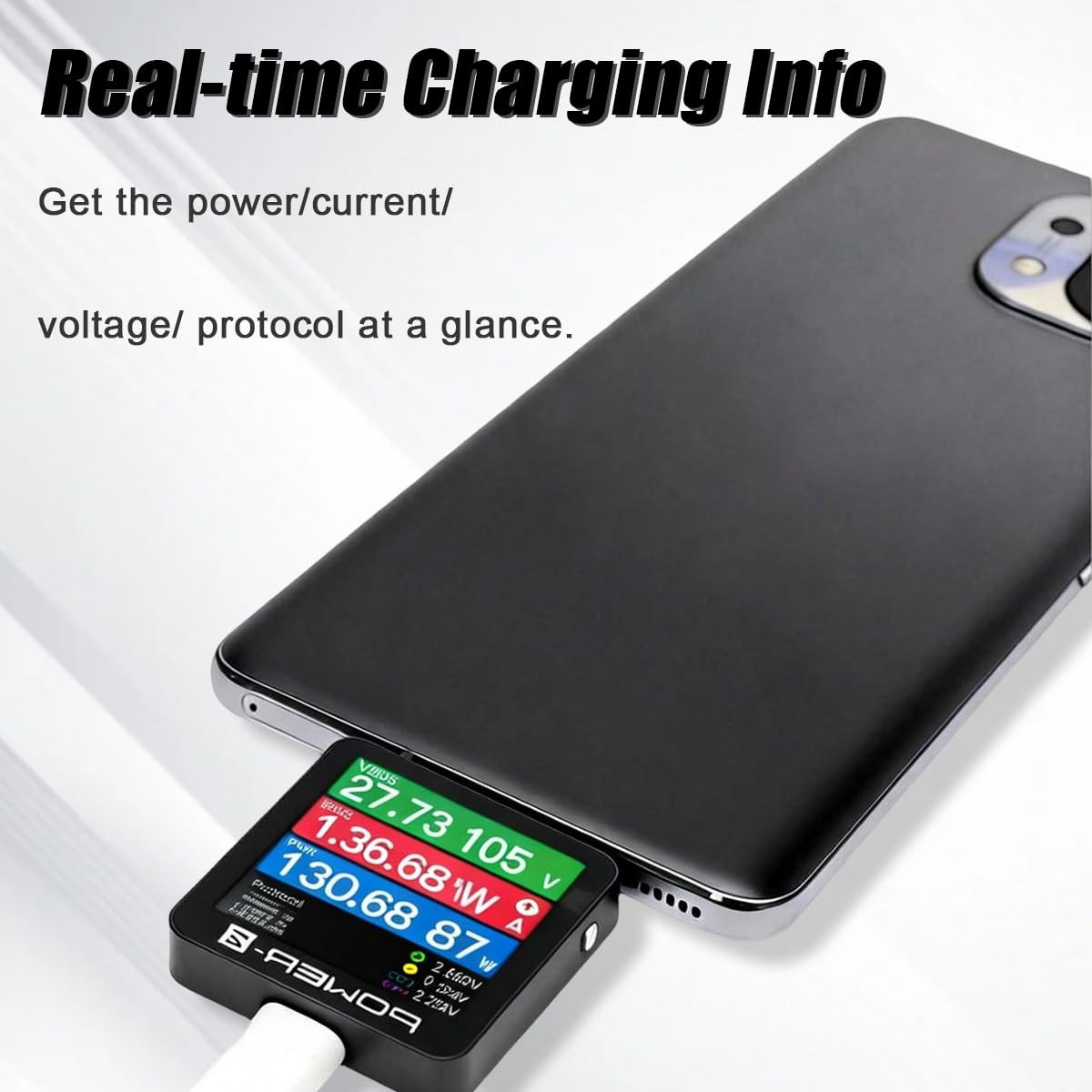 USB C Tester, Latest Upgrade with PD3.2 240W, Compatible with Power-Z KM003C, Di