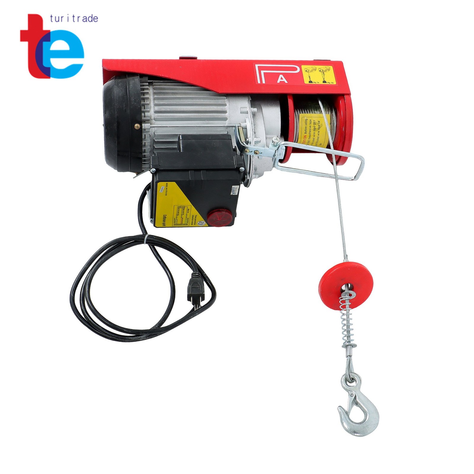 880LBS Wireless Remote Control Electric Hoist 110V 980W Maximum Height 40ft