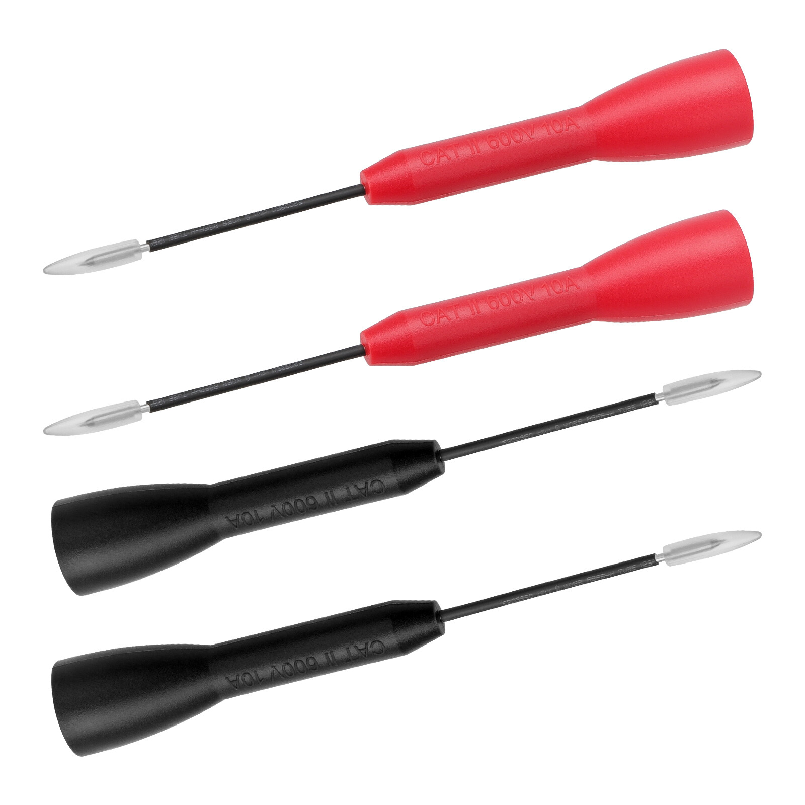4PC Multimeter Test Lead Extention Back Probes Sharp Needle Micro Pin For Banana