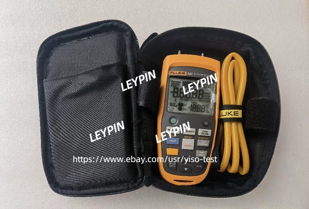 Fluke 922 Airflow Micromanometer with Bright Backlit Display$