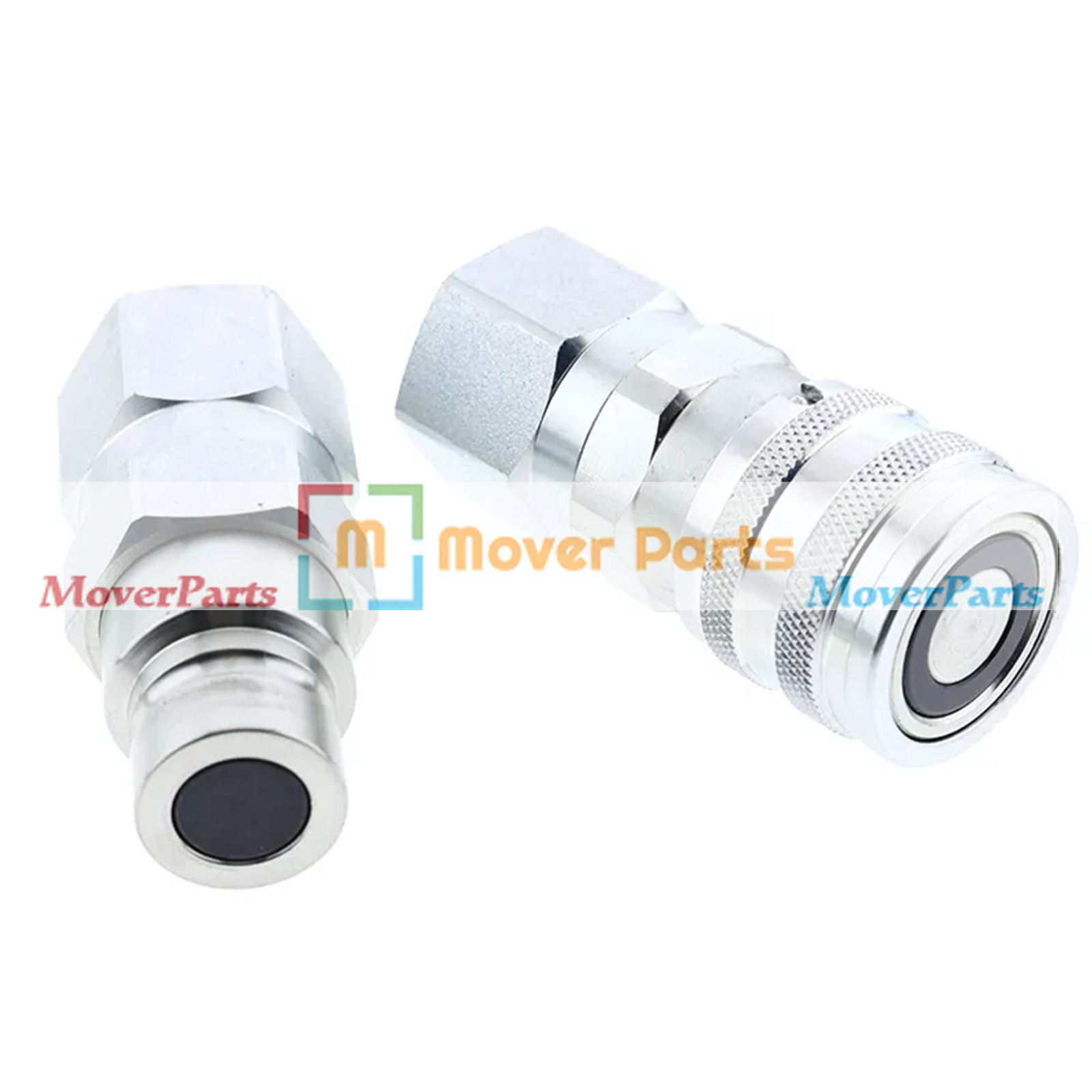 Hydraulic Flat Face Quick Coupler Set 195-6525 195-6526 for Caterpillar Loaders