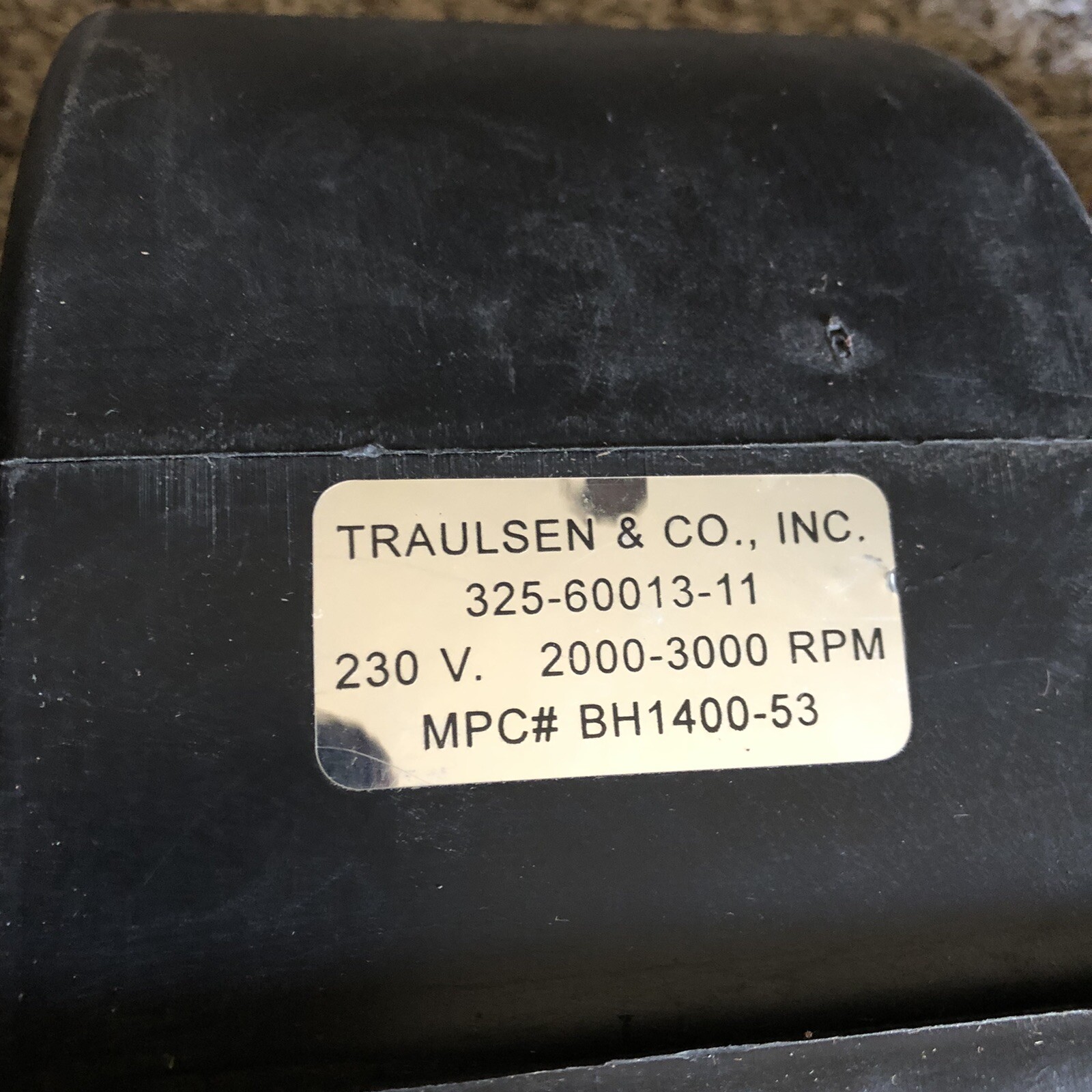 traulsen 325-60013-11 blower assembly ecm bh1400-53 230v Untested Free Shipping