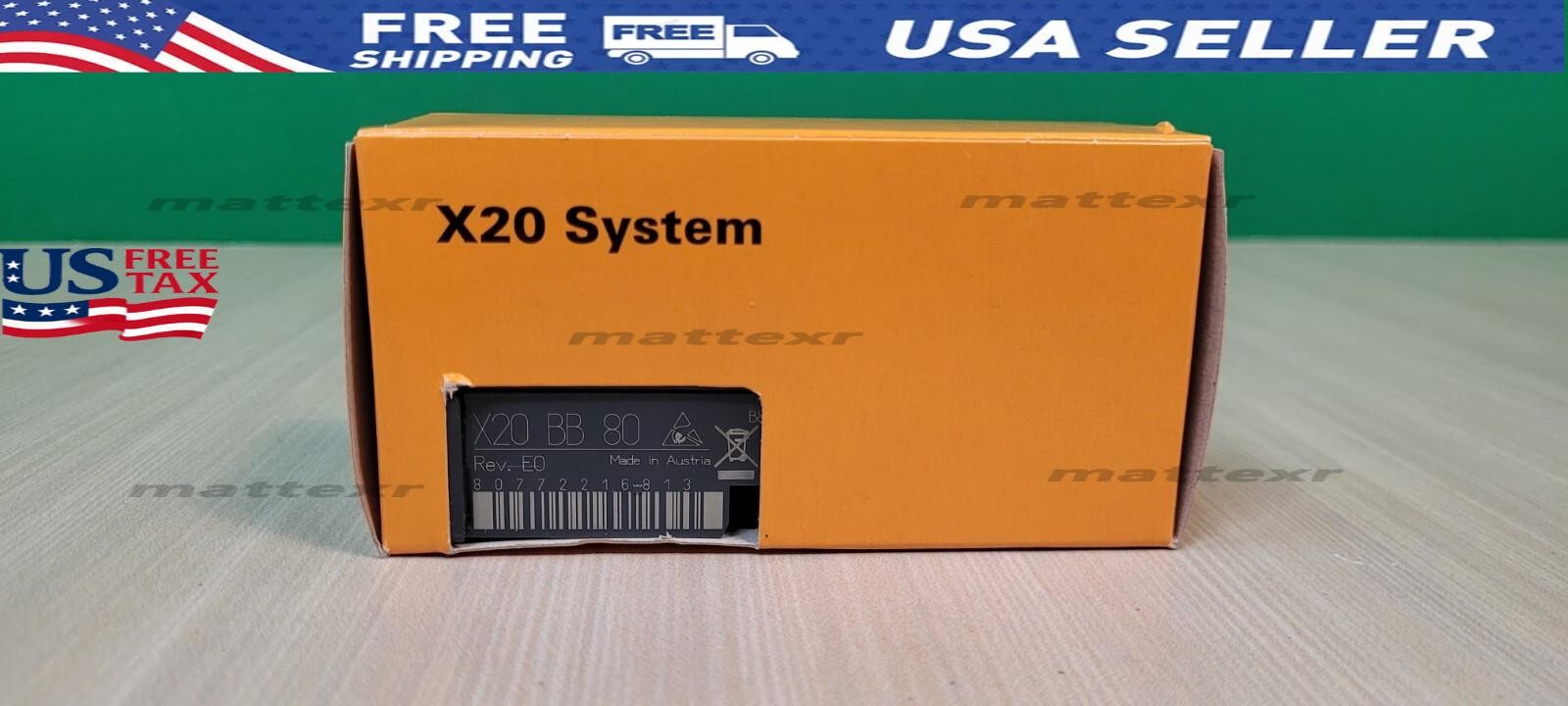 US Free TAX B&R X20BB80 X20 BB 80 Module New In Box Fast Free USA Shipping