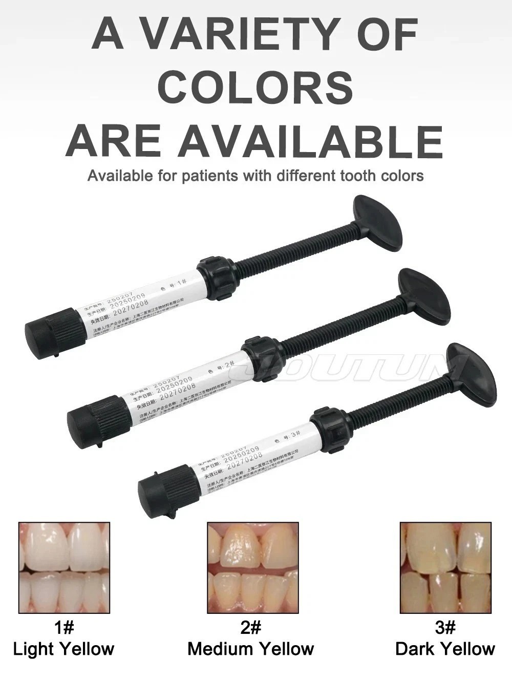 Dental Cement Resin Filling Materials Dentistry Denfil Syringe Universal Teeth