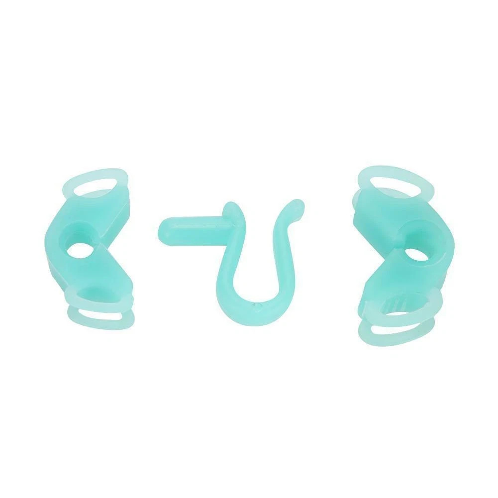 Dental Autoclave Dental Rubber Silicone Mouth Prop Model Mouth Bite Block 3 Pcs