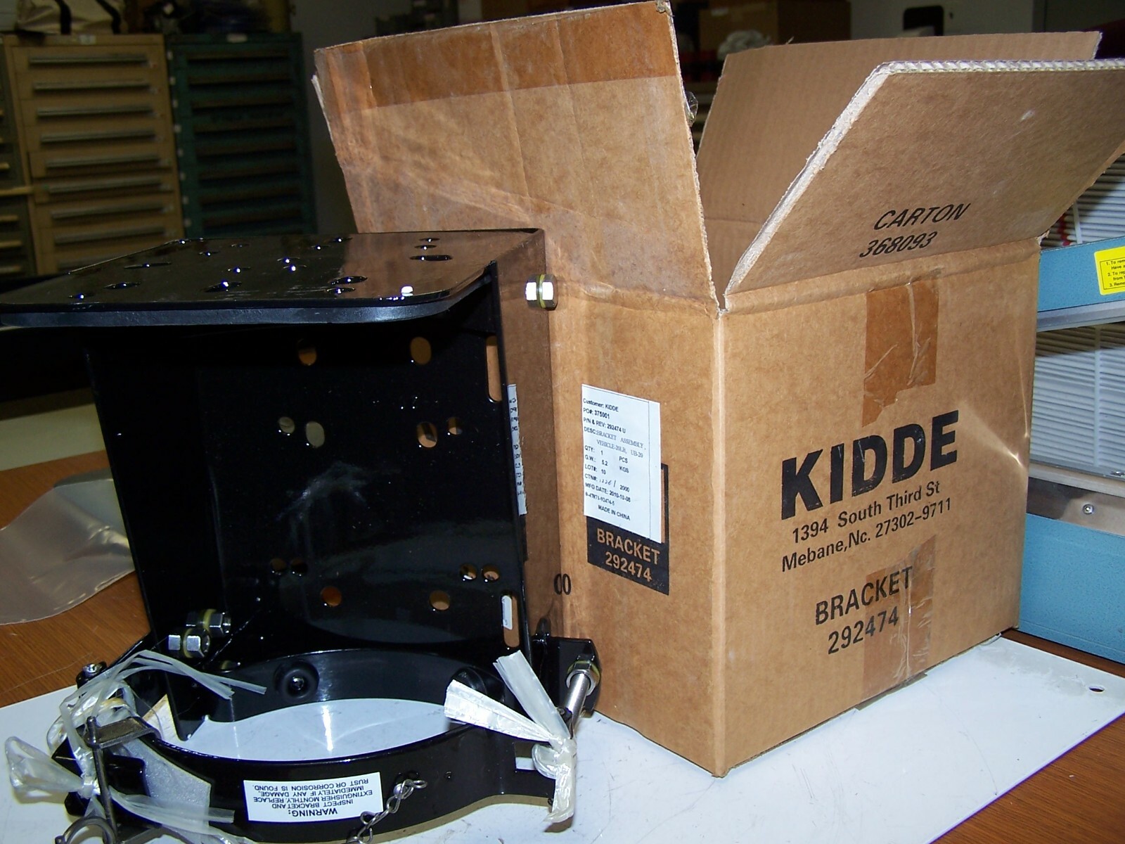 👀 NEW KIDDE FIRE EXTINGUISHER VEHICLE BRACKET 5LB HVY DUTY CAR VAN MODEL 292474