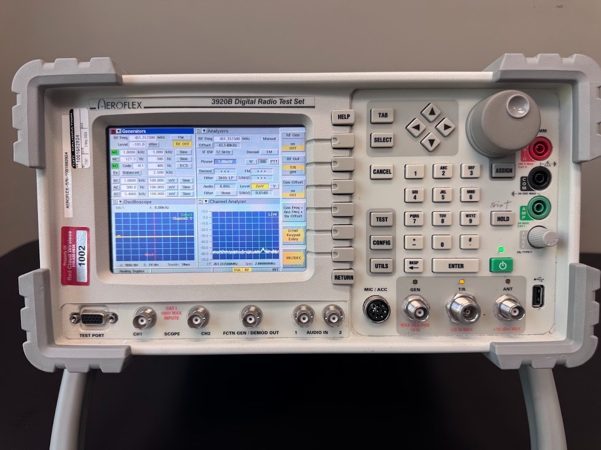 VIAVI Aeroflex 3920B Analog and Digital Radio Test Platform, P25