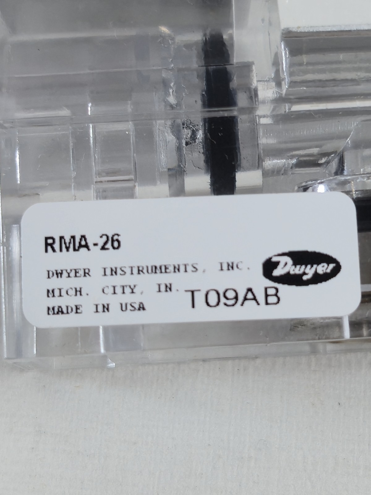 RMA-26-SSV Air Flowmeter, 0.5l/min to 5l/min, 4%, 3.175mm, 100psi,