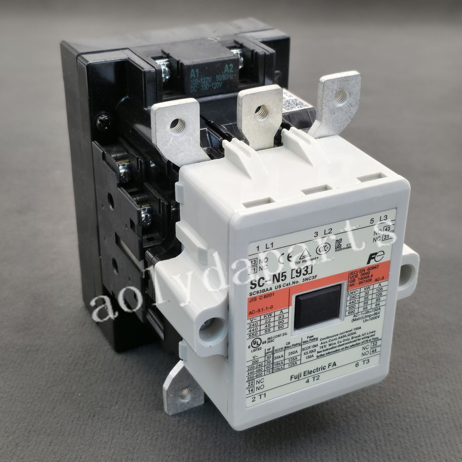 110V 120V AC Magnetic Contactor 3-Pole For Fuji SC-N5 SC-N5(93) Motor Starter