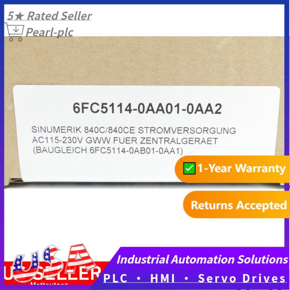 New Siemens 6FC5114-0AA01-0AA2 6FC51 14-0AA01-0AA2 840C/840CE POWER SUPPLY