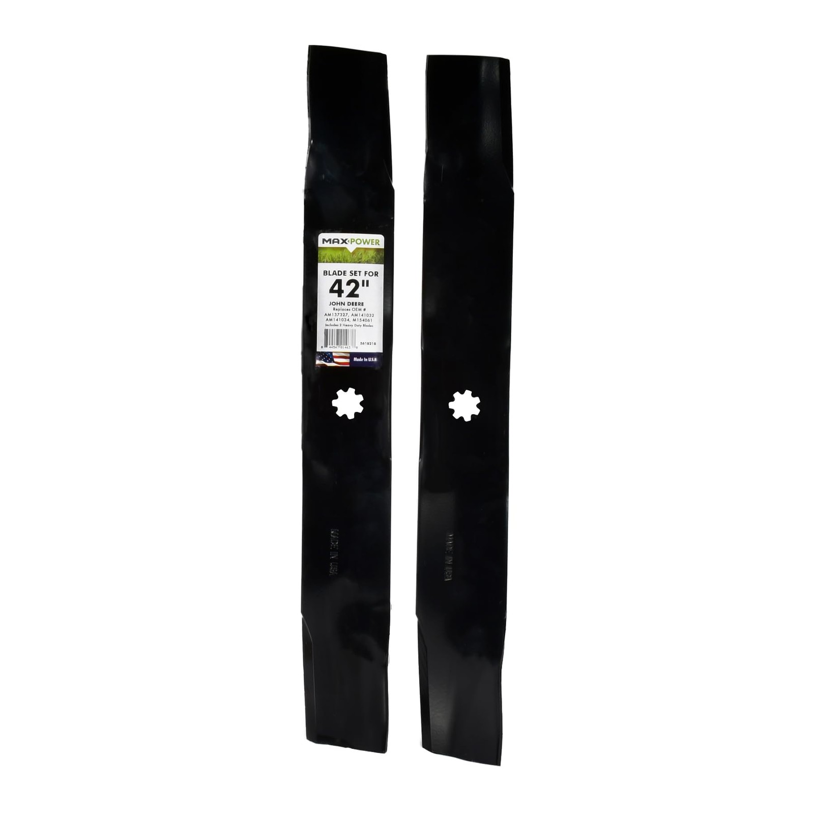 MaxPower 561821B 2 Heavy Duty Blade Set USA Made