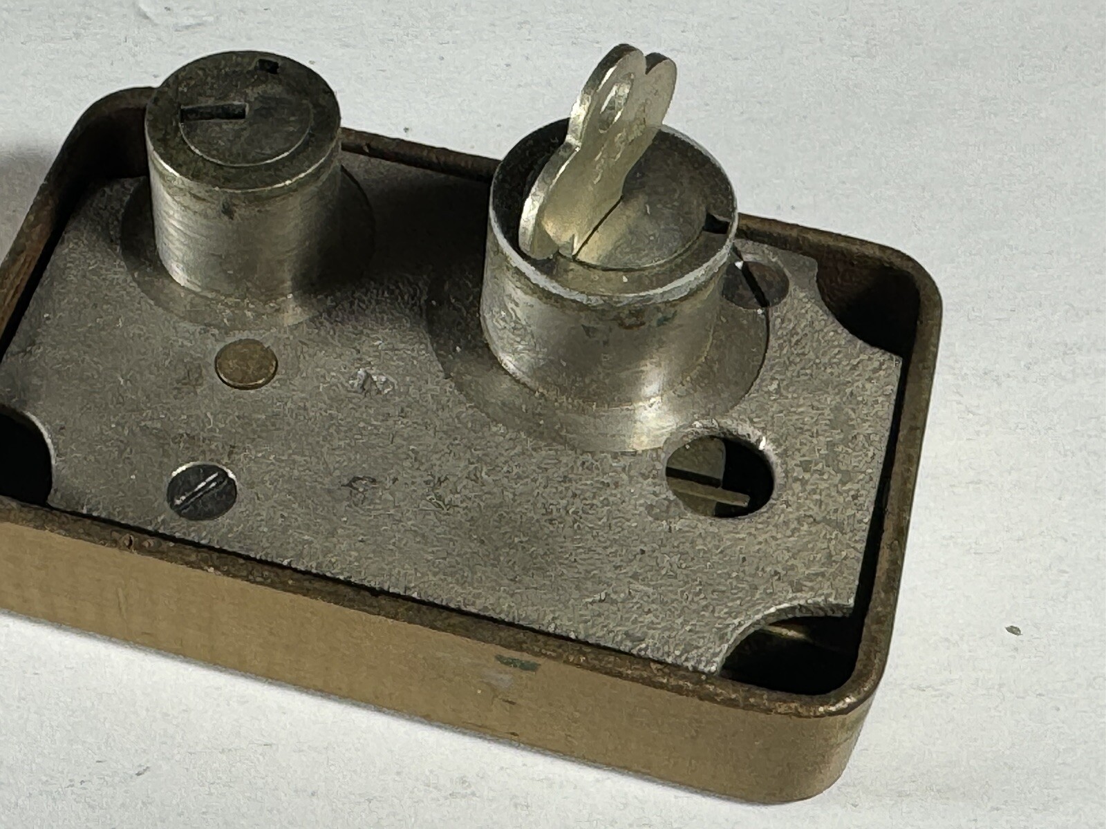 1x Vintage/Antique Safe Deposit Box Lock – See Details