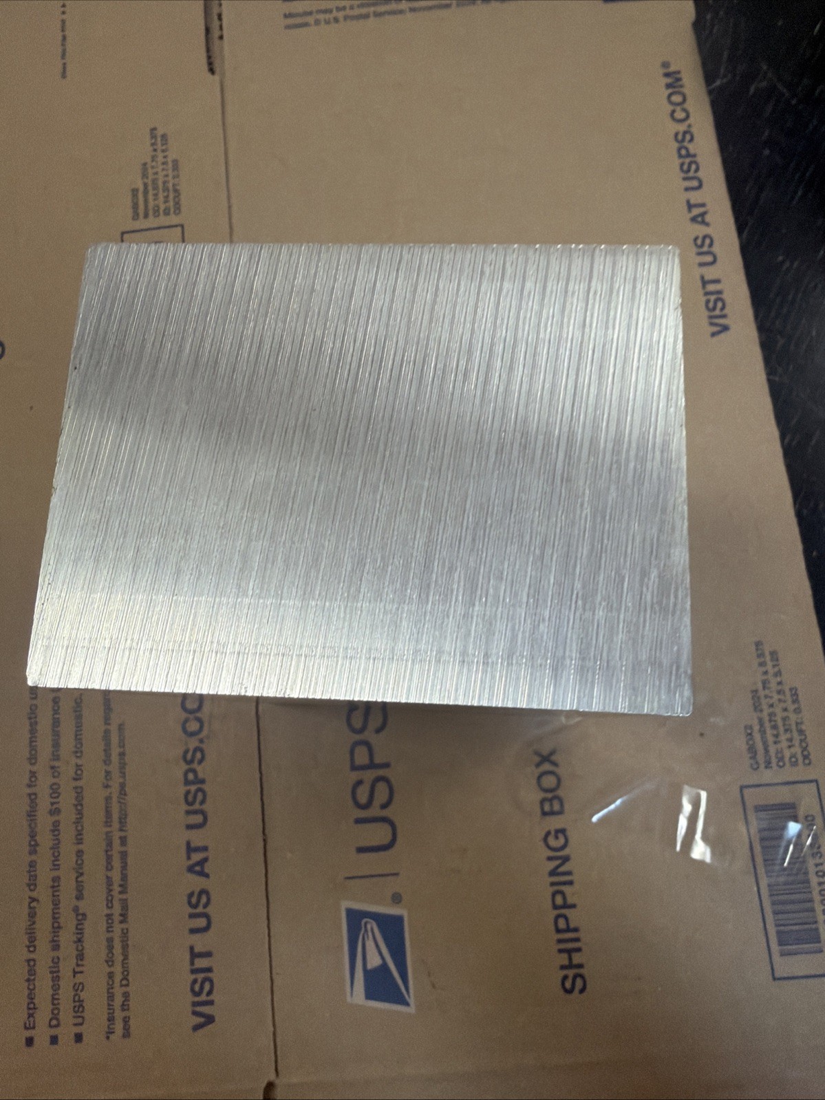 Aluminum Block Billet 6” x 4” x 3” – 7.2 lb Solid Machining Stock