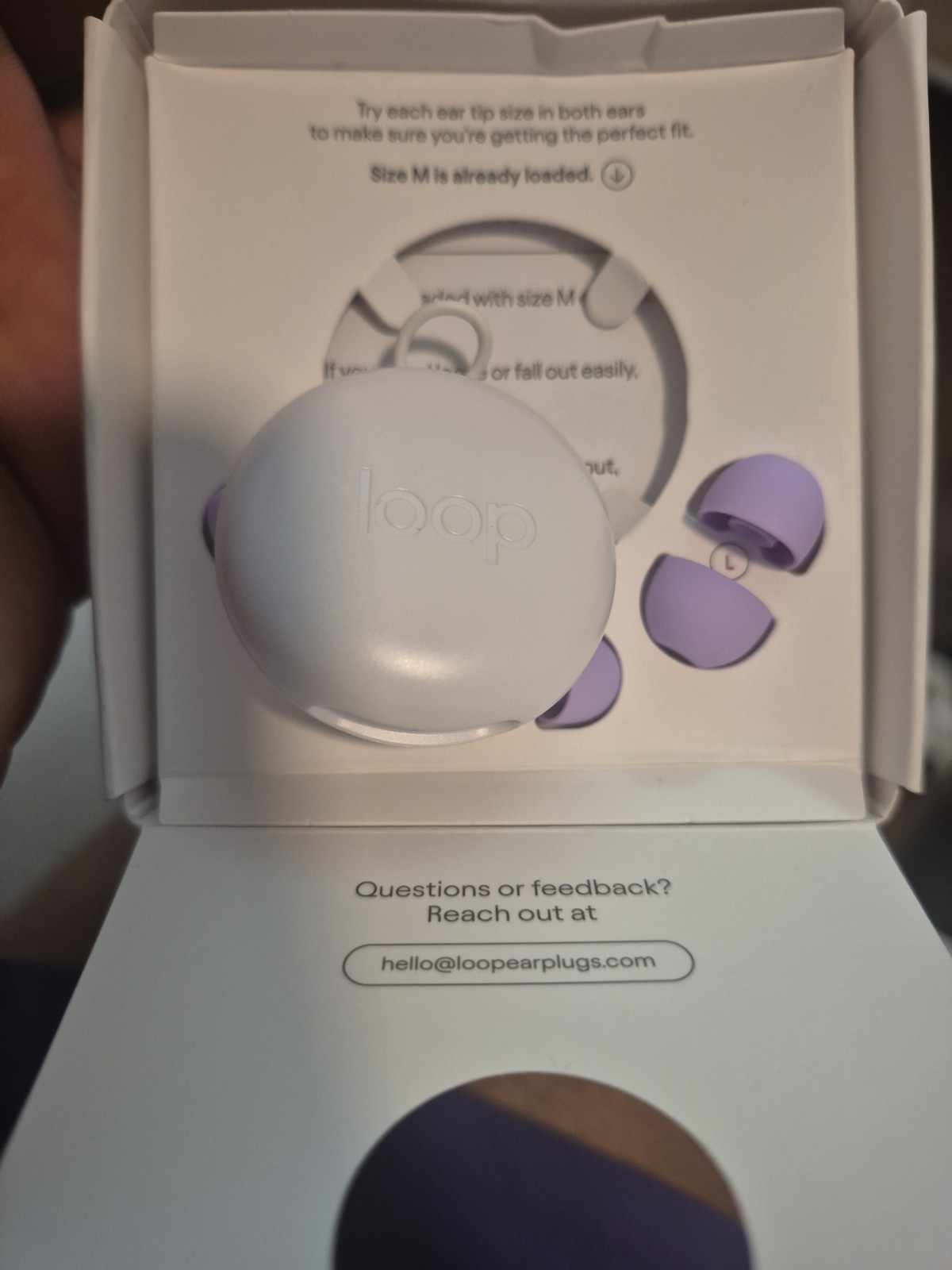 Loop Quiet 2 Earplugs Reusable Noise Reducing Earplugs – Open Box