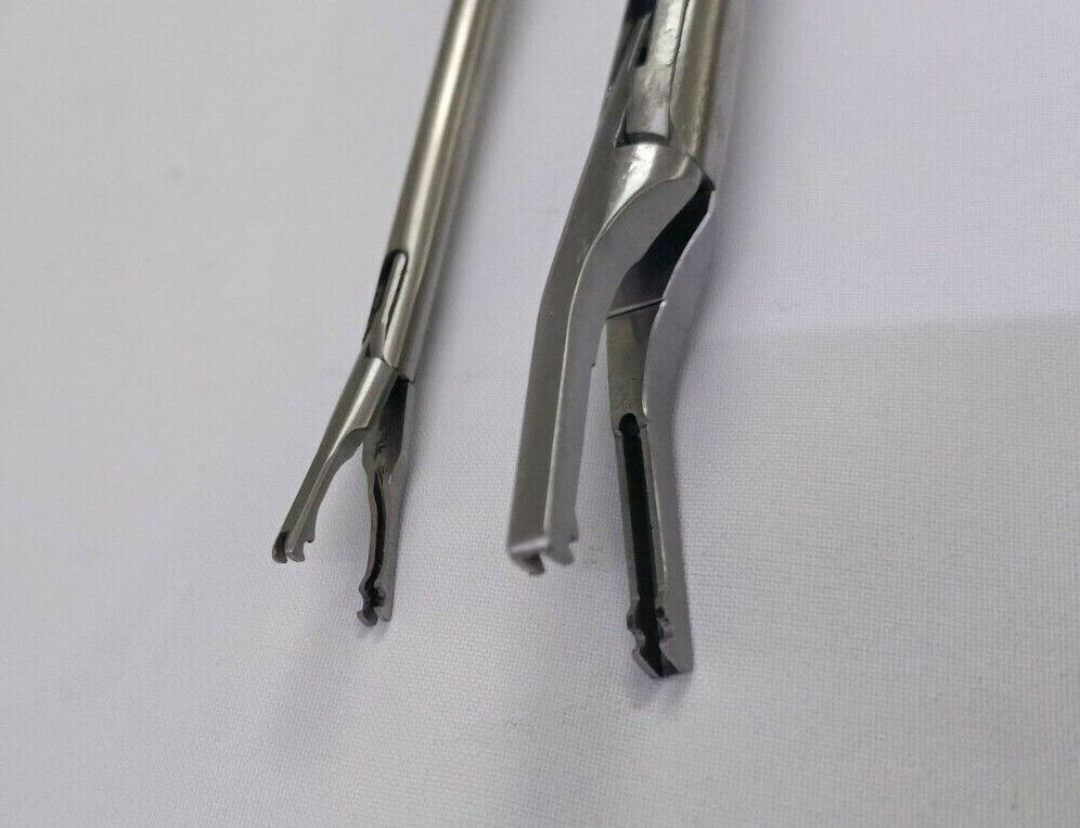 2pc Laparoscopic Hem-o-Lock Applier 5mm/10mm Reusable Stainless Steel Instrument