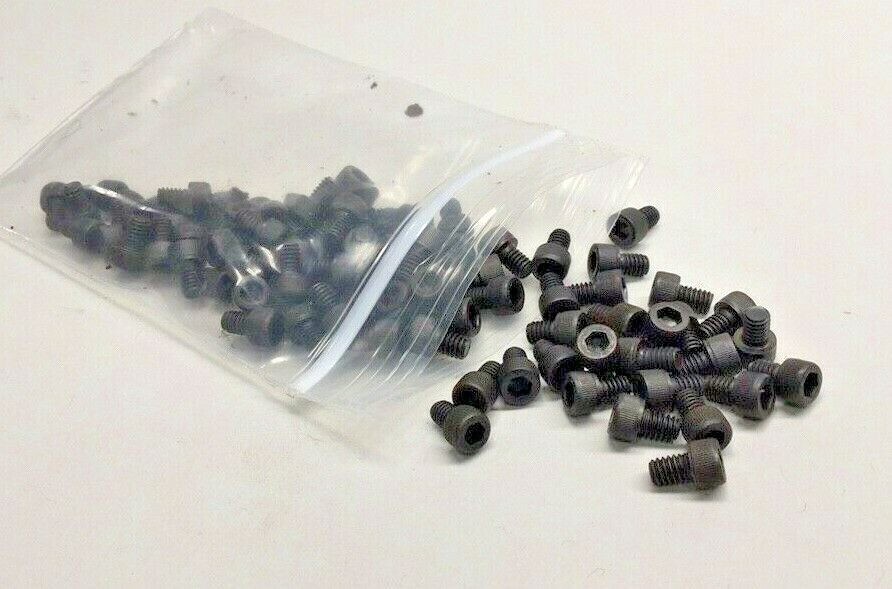 Cap Screw HYA88008-90 Socket Head 8-32 x 1/4″ (Pack Of 90) Black Plain Finish