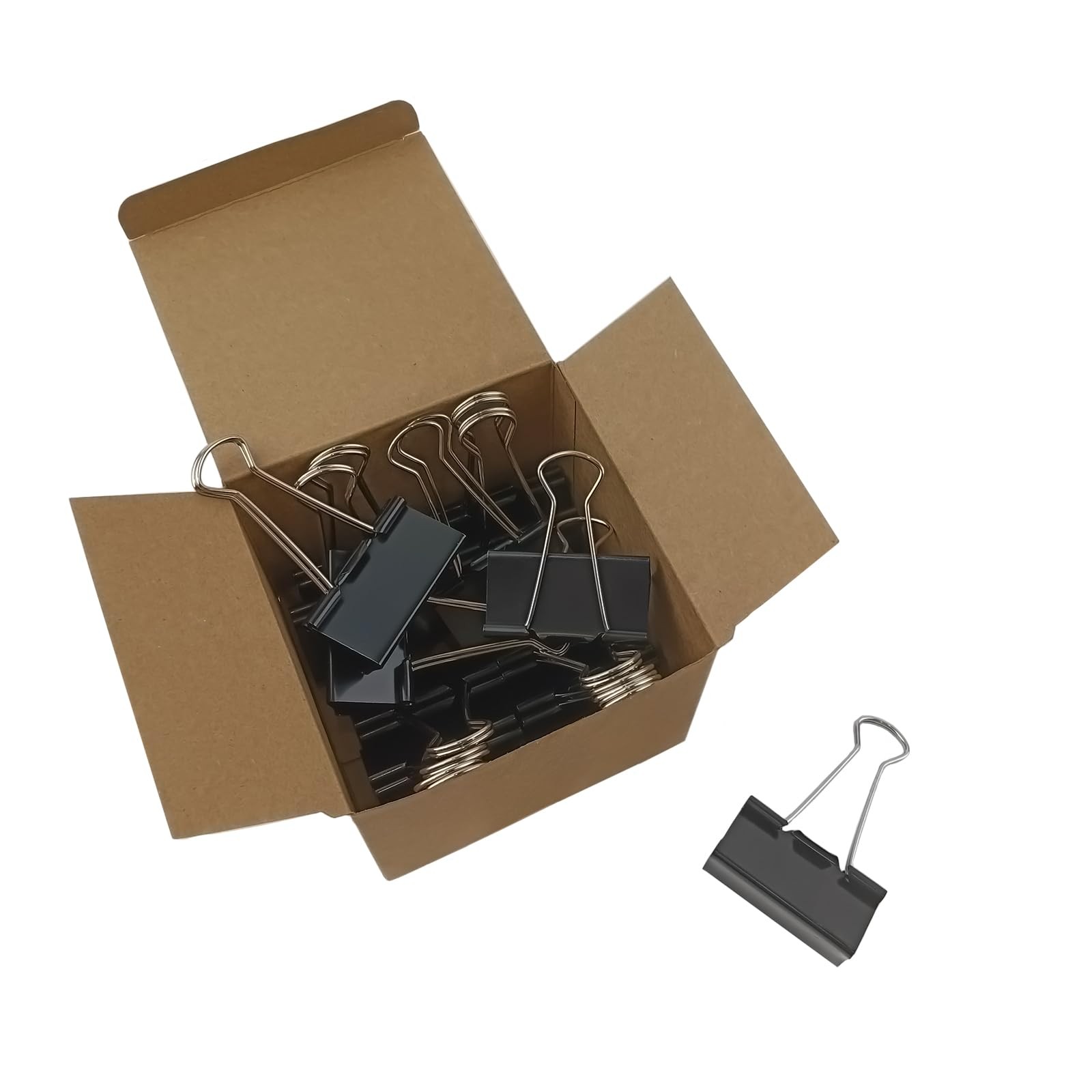 DSTELIN Extra Large Binder Clips, 2-Inch, 15 Pack (51mm Large, Black