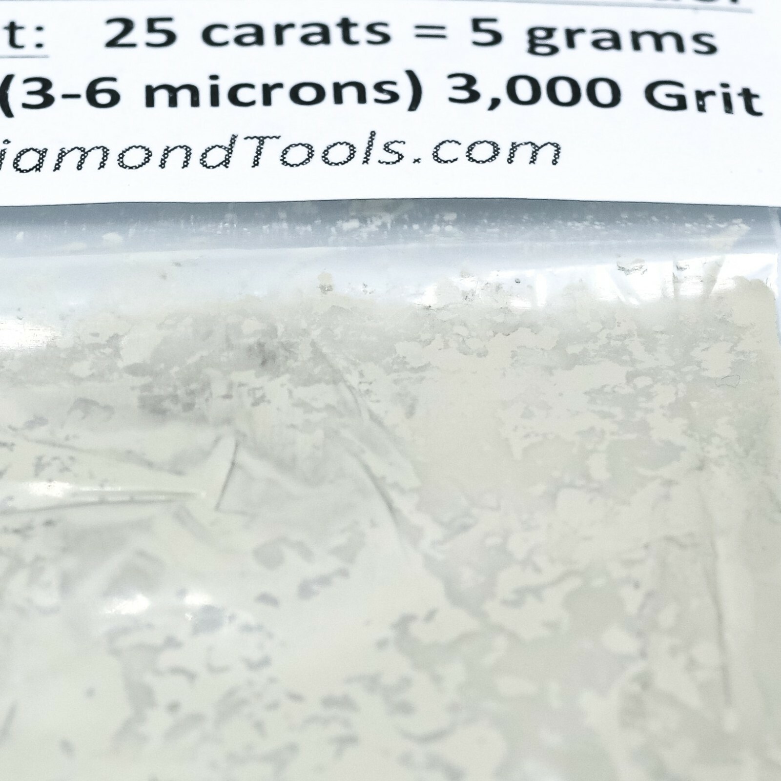 TechDiamondTools Diamond Powder 3,000 Grit 3-6 Microns, 25 cts = 5 Grams