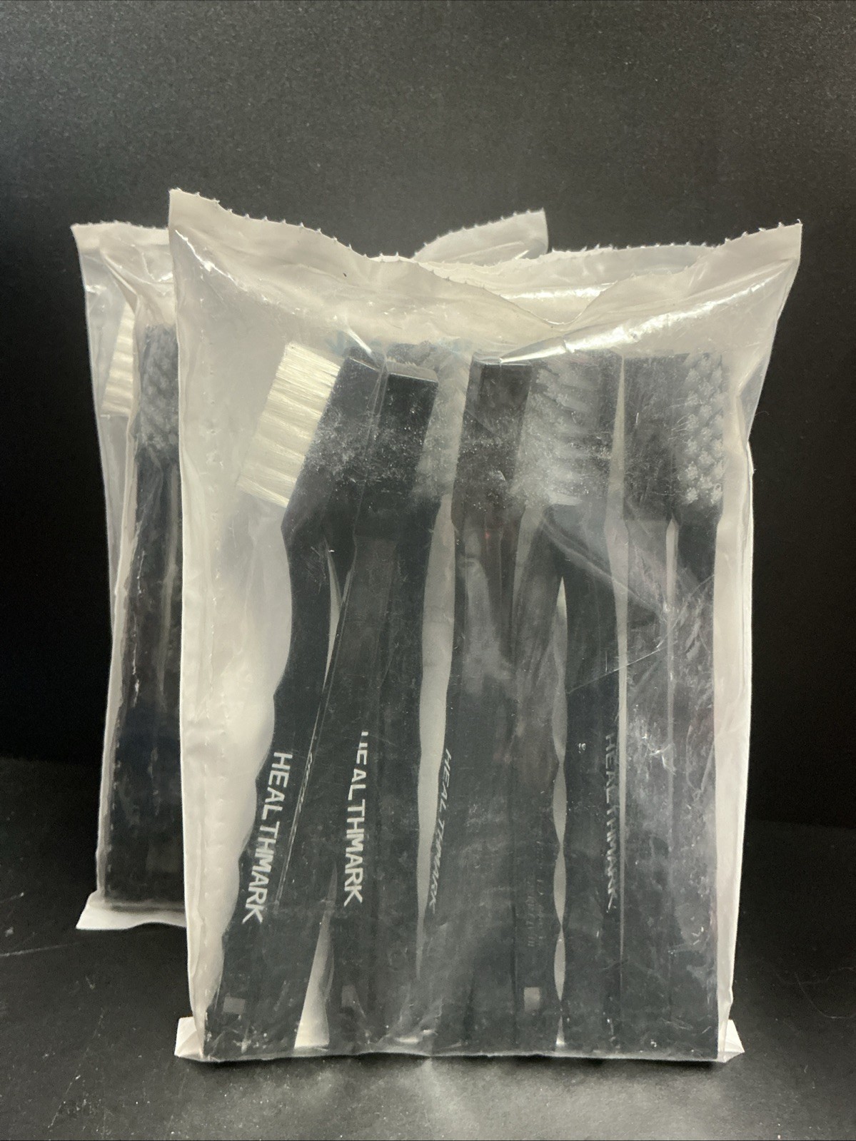Healthmark Toothbrush Style Brush White Nylon Bristles- 4 Pack Of 10 (40 Total)