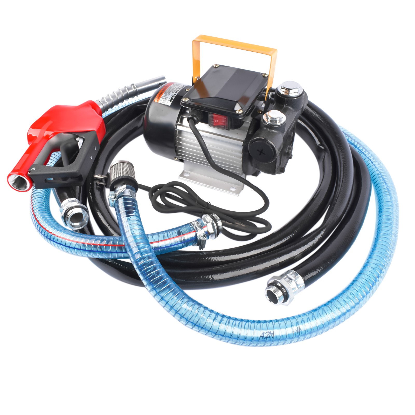 New 110V 16GPM AC Diesel Kerosene Oil Fuel Transfer Pump Electric Self-Priming