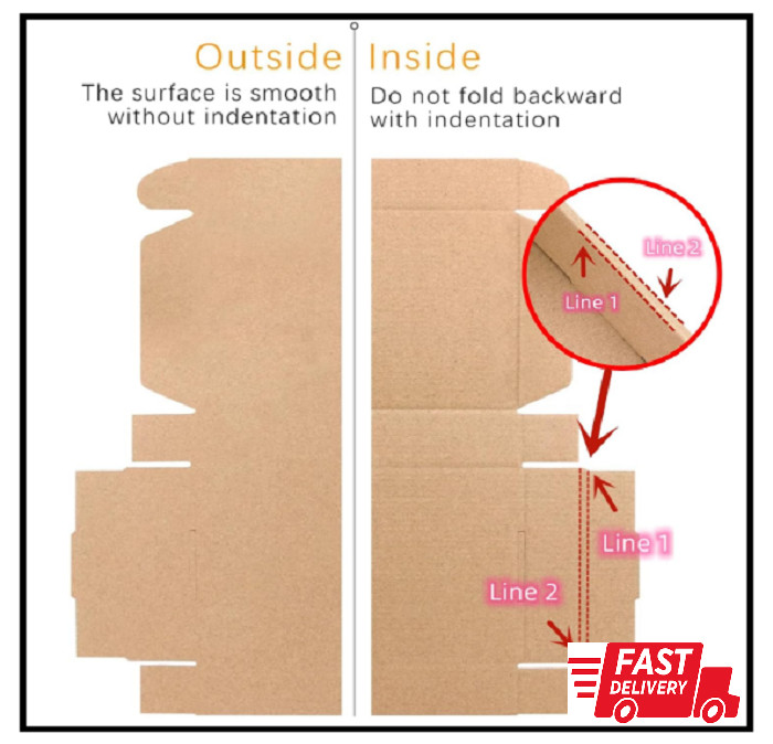 6X4X1 Inches Small Shipping Boxes Set of 50 – Brown Mailer Corrugated Cardboard