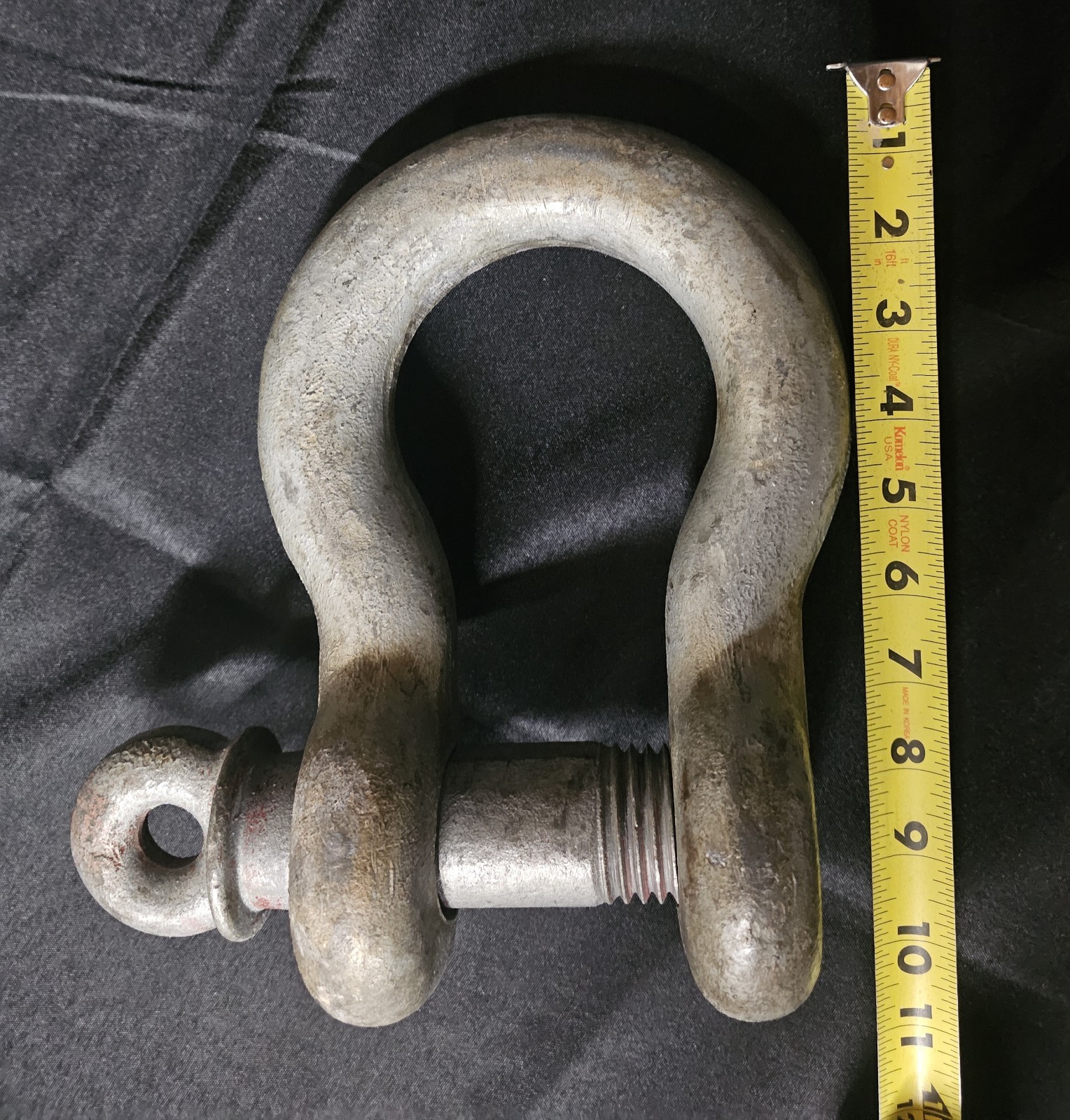 CROSBY 17 Ton Galvanized B3B 17T Shackle Clevis Rigging Lifting 1.5″ Treaded Pin