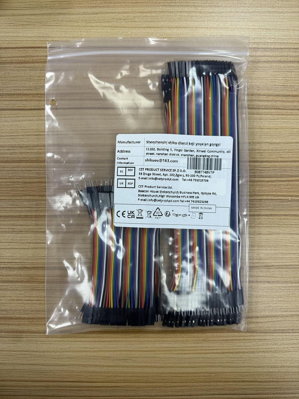 10Cm+20Cm 240Pcs Breadboard Jumper Wires Cable Kit, Male to Female, Female to Ma