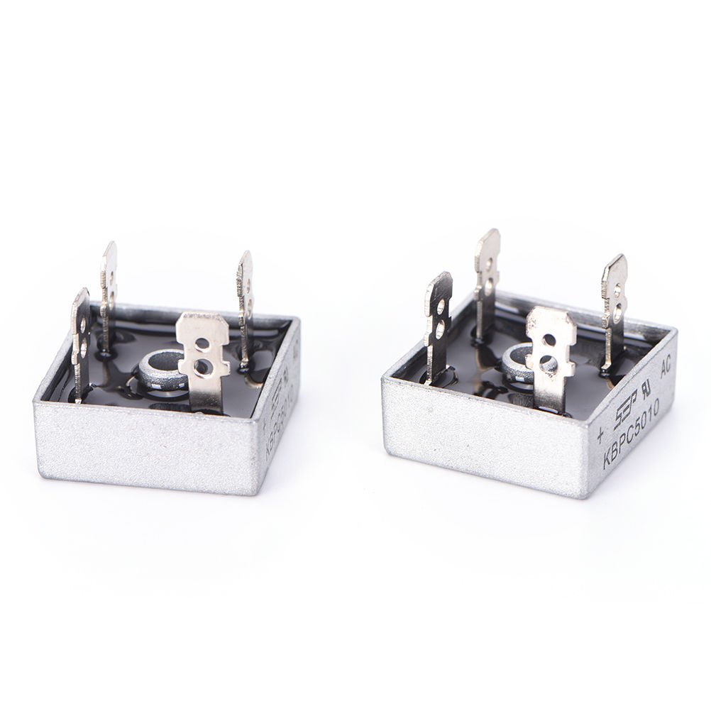 10Pcs 1000V 50A Metal Case Single Phase Diode Bridge Rectifier KBPC5010 10X