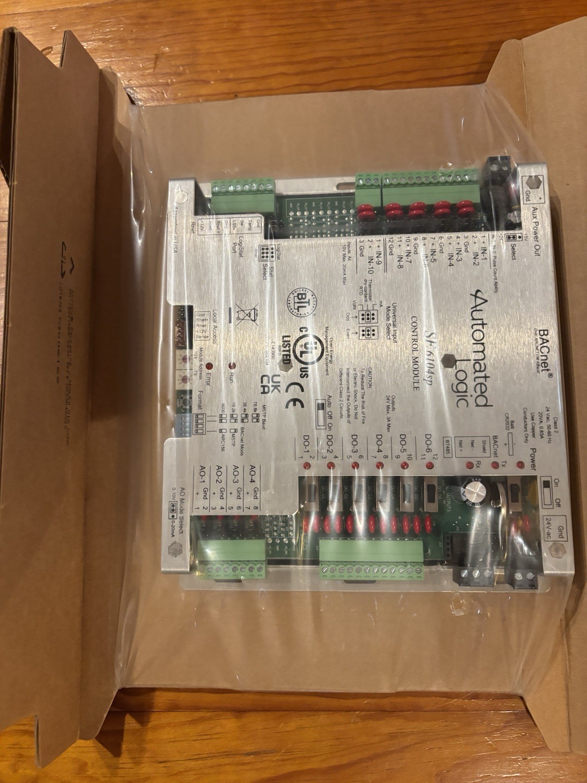 Automated Logic SE6104SP BACnet HVAC Building Automation Control Module NEW