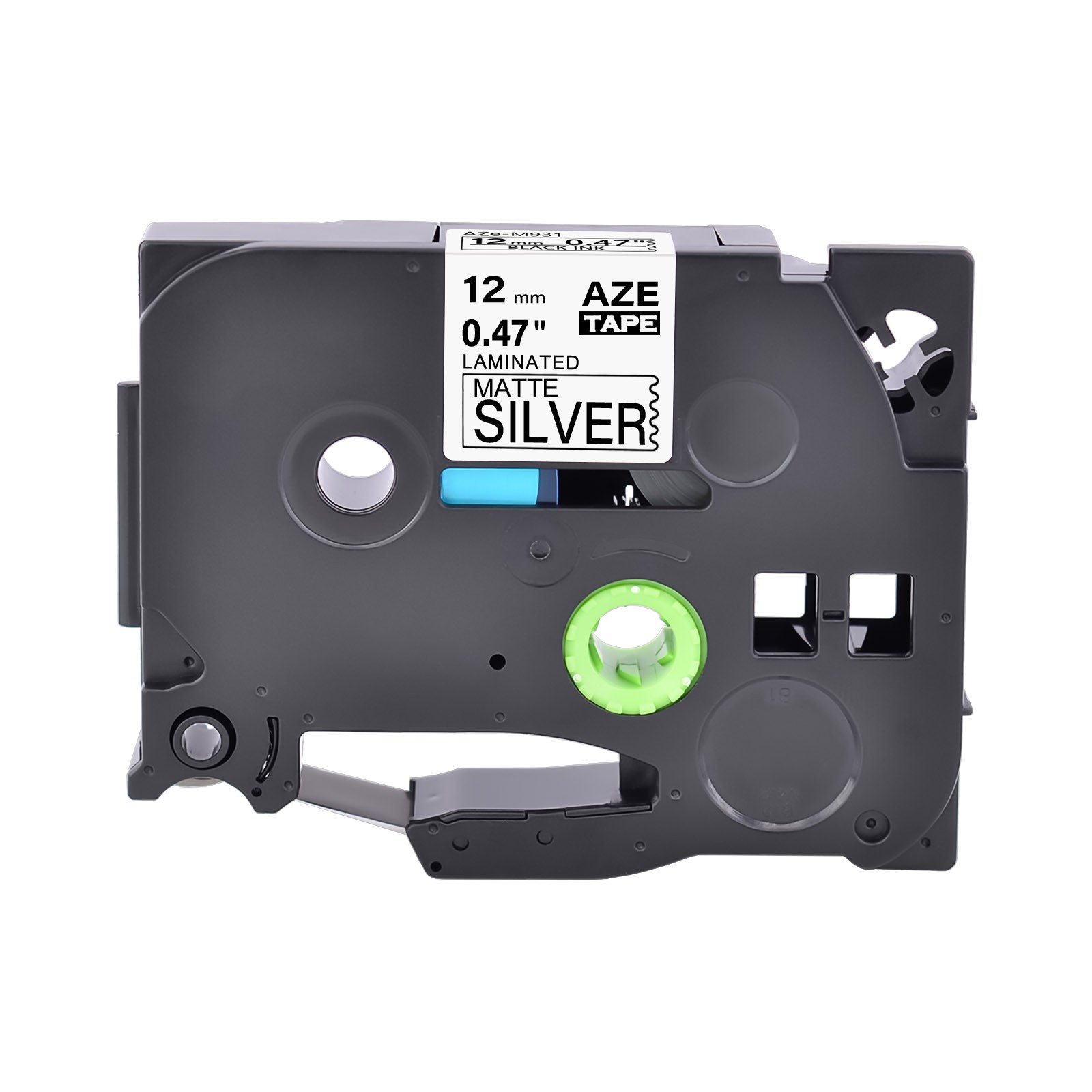 4x TZ-M931 TZe-M931 Matte Black On Silver Label Tape For Brother P-Touch Printer