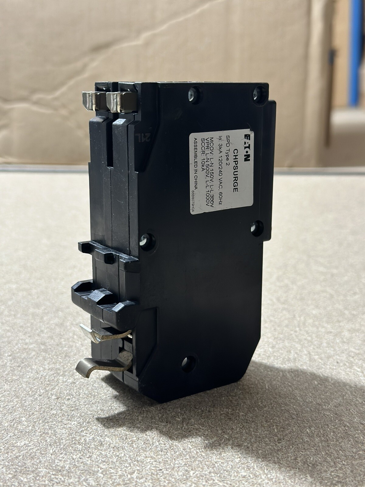 Eaton CHPSURGE Surge Protective Device Type 2 120/240V 2 Pole PLUG-ON NUETRAL