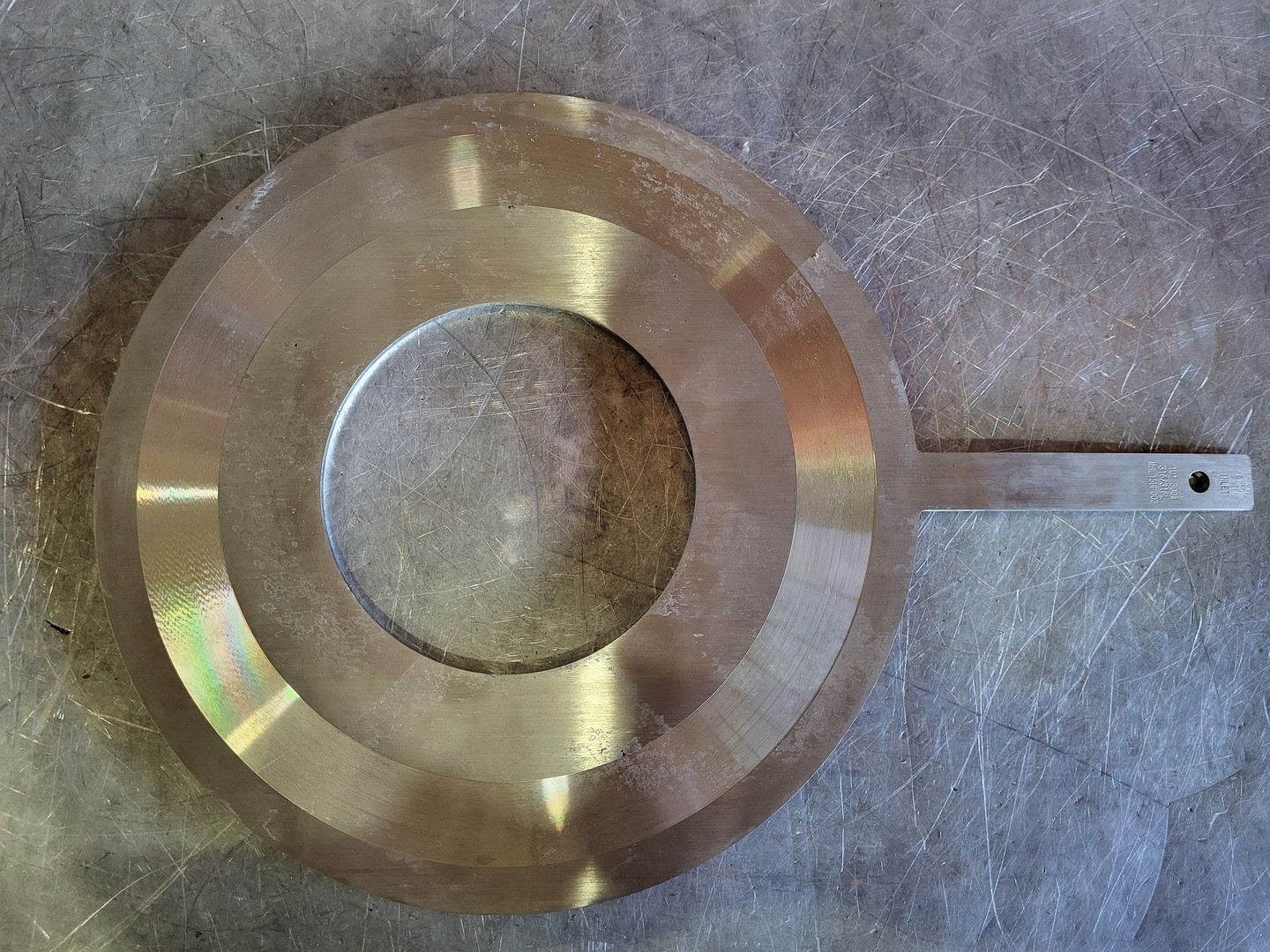 10″ 300 Orifice Plate 6.50 Inlet