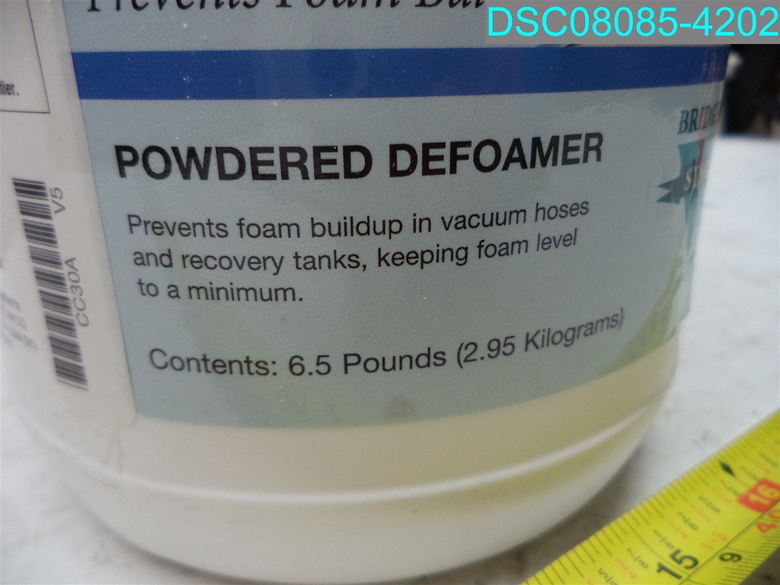 Bridgepoint Systems Powdered Defoamer 6.5 Lbs