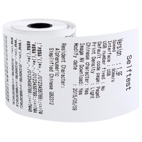 3-1/8″ x 230′ THERMAL POS RECEIPT PRINTER ROLL PAPER BPA FREE USA10 ROLLS