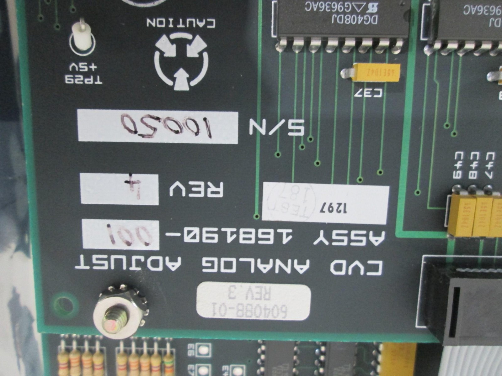 SVG Thermco, 604088-01, 168180-001, Analog CVD Nitride Process, , New