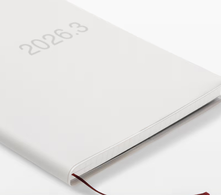 NEW Muji 2026 Monthly Weekly Planner White-Gray 2026.03-2027. 04