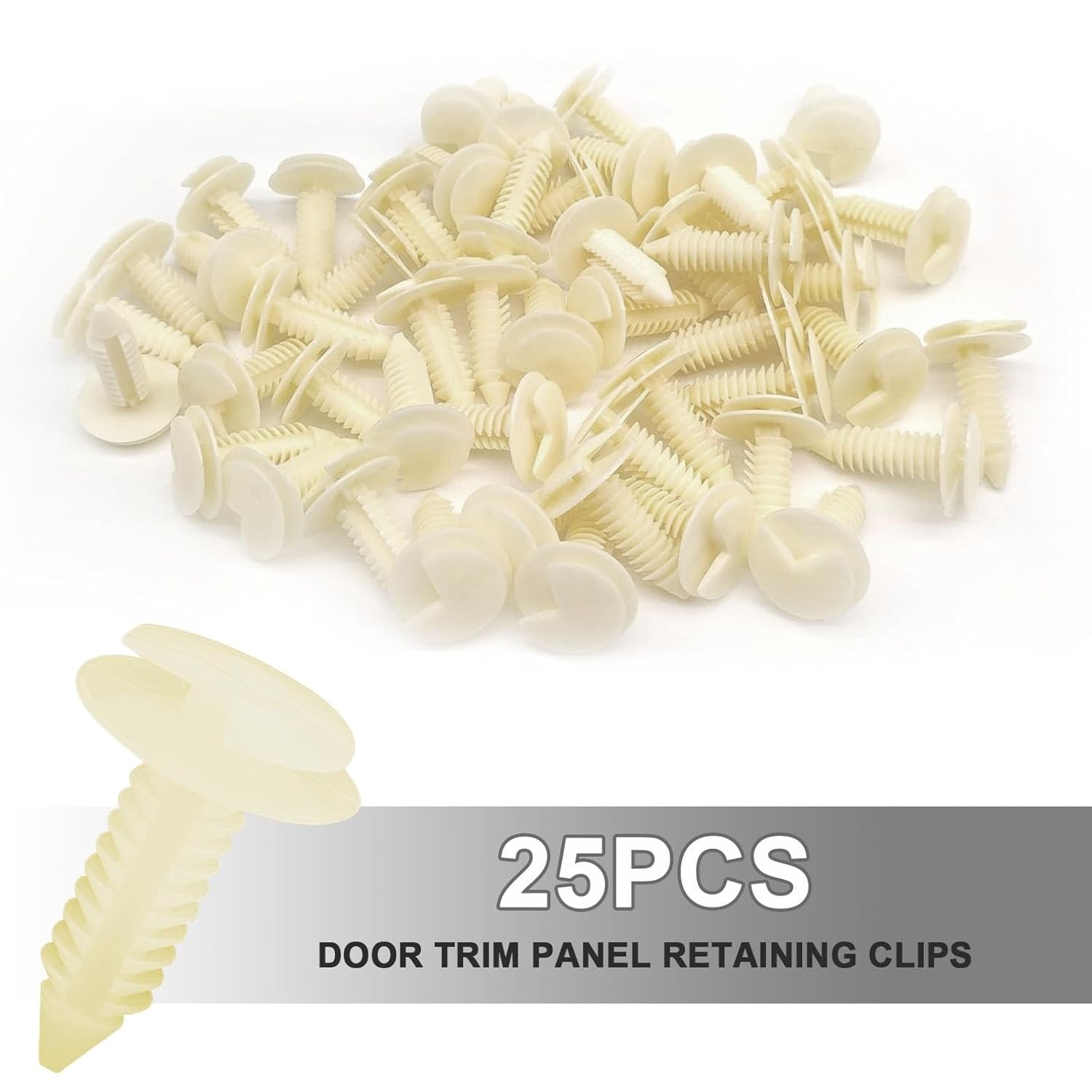 25pcs Door Trim Panel Retainer Clips Compatible with GM 363137 Chevrolet Cadilla
