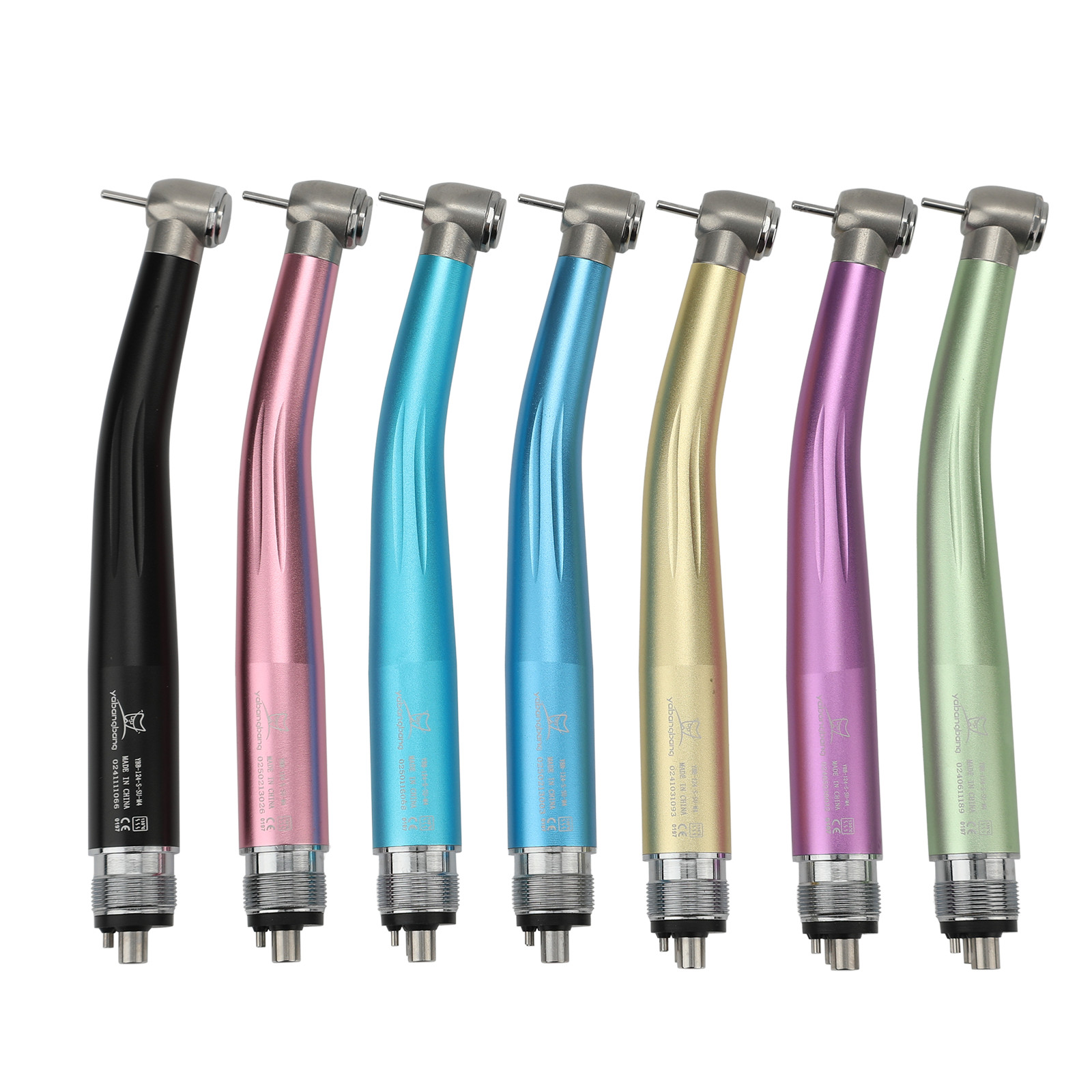 NSK Style Dental High Speed Handpiece Colorful Turbine 2/4 Holes 7 Colors Rotor