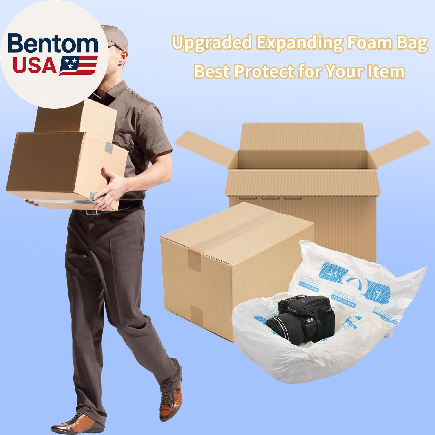 8 Pcs 14”X16” Expanding Foam Packaging for PC & Irregular-Shaped Items – Shockpr