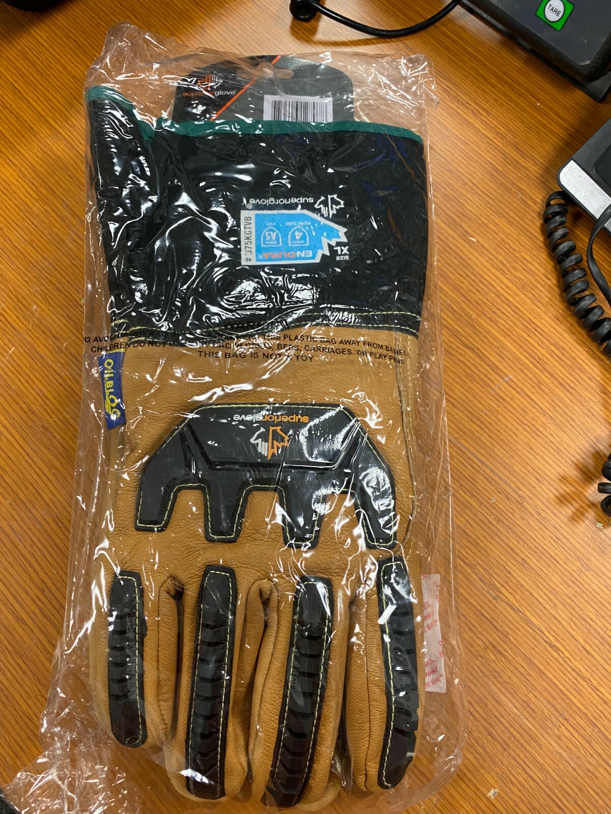 😎 NEW XL SUPERIORGLOVE ENDURA OILBLOC KEVLAR LINED GOATSKIN GLOVES 375KGTVB