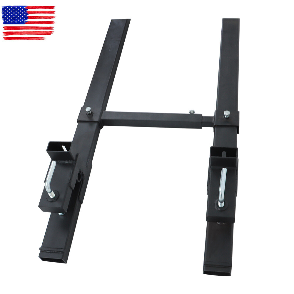 4000Lbs 60″ Tractor Clamp On Pallet Forks Bucket Quick Attach W/ Stabilizer Bar