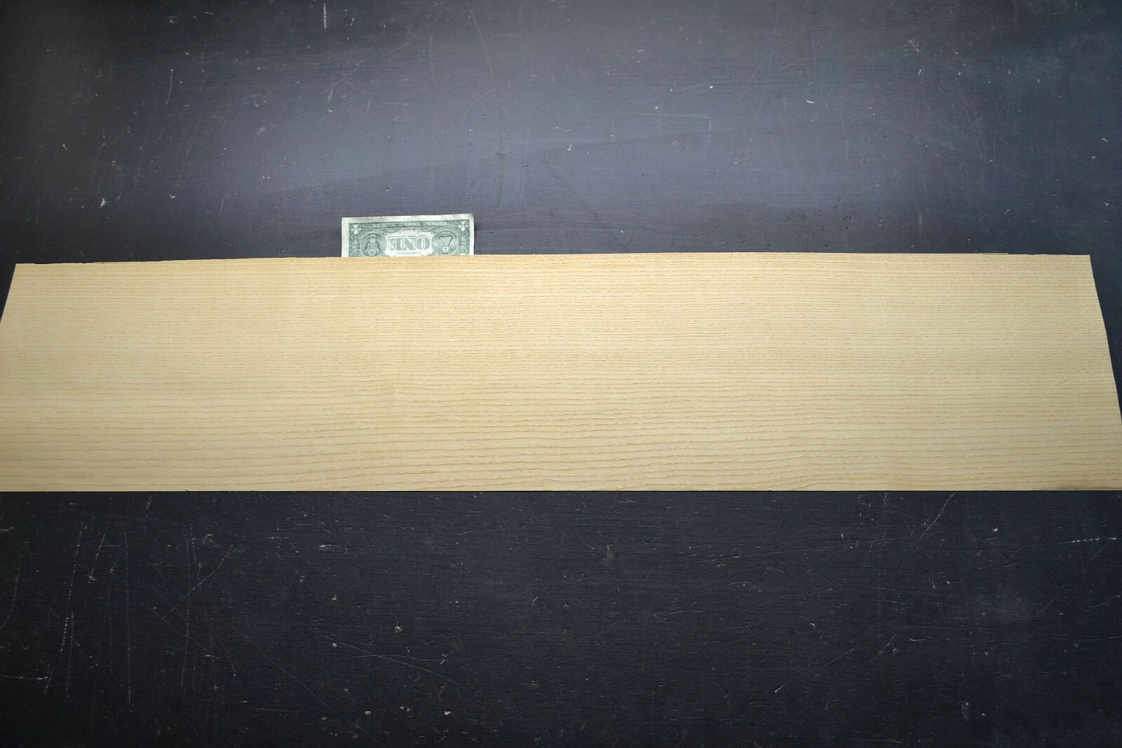 Ash Raw Wood Veneer Sheet 10 x 48 inches 1/42nd thick i4682-14