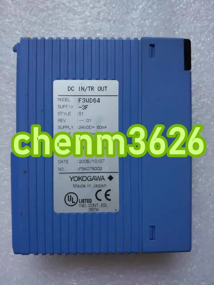 1PC USED Yokogawa F3WD64-3F #YY