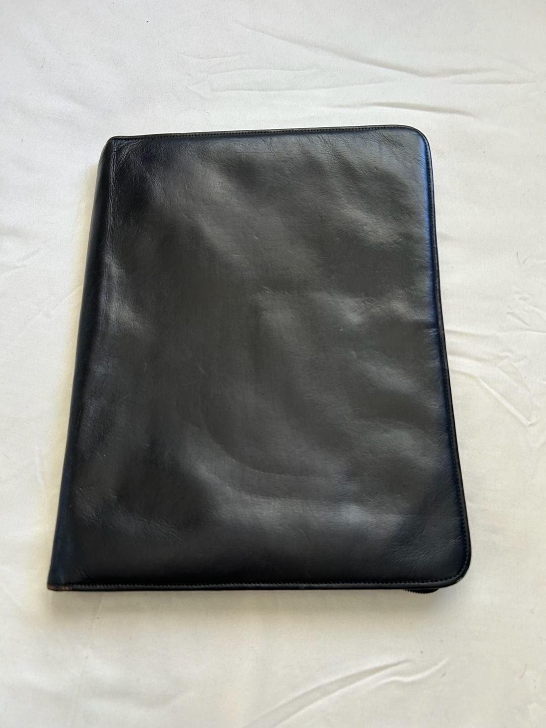 Gary’s of California San Juan Cowhide Leather Zippered Document Portfolio